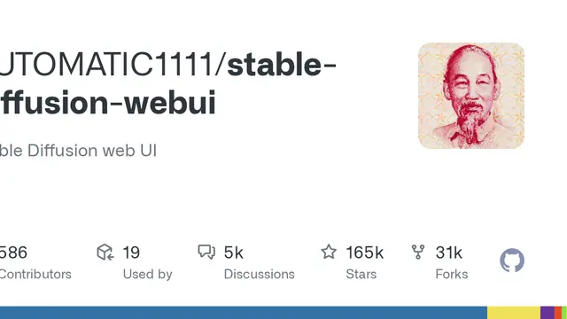 AUTOMATIC1111 Stable Diffusion web UI