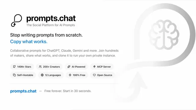 prompts.chat (Awesome ChatGPT Prompts)